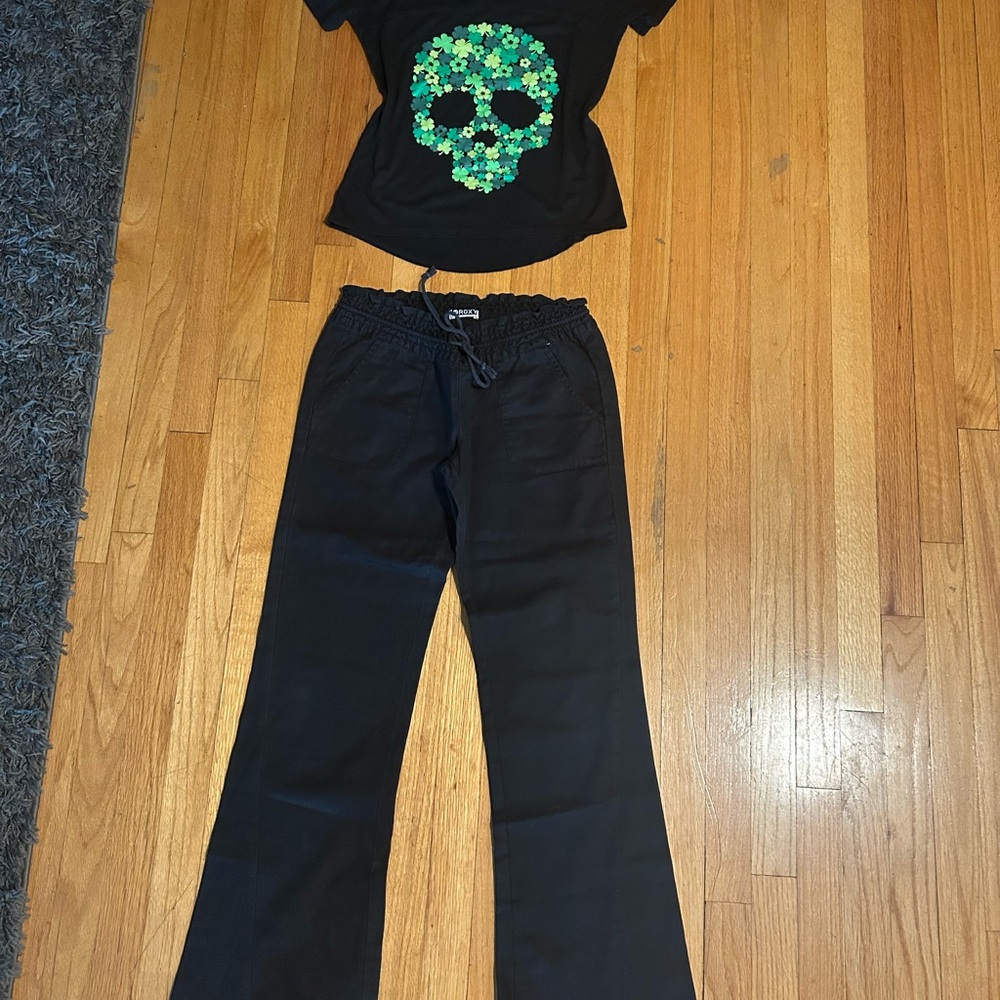 Roxy Black Casual Pants